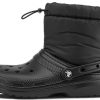 Crocs Klasik Çizgili Neo Şişme Botlar “Siyah” 206630-060