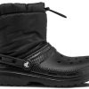 Crocs Klasik Çizgili Neo Şişme Botlar “Siyah” 206630-060