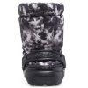 Crocs Klasik Çizgili Neo Şişme Tie Dye Botlar “Siyah Beyaz” 207328-001