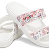 Crocs Klasik Kaymaz Aşınmaya Dayanıklı Spor Terlikleri Unisex Beyaz 207350-94S