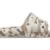Crocs Klasik Mermer Desenli Sandaletler “Beyaz Kahverengi” 206879-2Y3