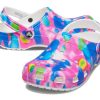 Crocs Klasik Plaj Sandaleti Unisex Mavi Pembe 207556-102