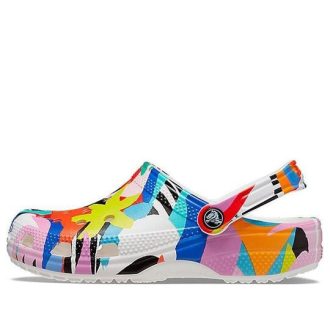 Crocs Klasik Plaj Sandaleti Unisex Çok Renkli Beyaz 207849-94S