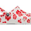 Crocs Klasik Plaj Sandaletleri Unisex Kırmızı Beyaz 207849-1AZ