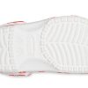 Crocs Klasik Plaj Sandaletleri Unisex Kırmızı Beyaz 207849-1AZ