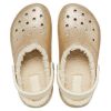 Crocs Klasik Simli Astarlı Terlik “Altın Beyaz” 205842-93S