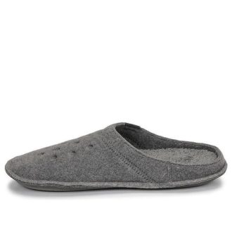 Crocs Klasik Terlik Rahat Kalın Sıcak Ayakkabı Unisex Gri 203600-00Q