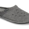 Crocs Klasik Terlik Rahat Kalın Sıcak Ayakkabı Unisex Gri 203600-00Q