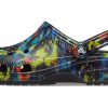 Crocs Klasik Tie Dye Desenli Crocs Plaj Unisex Kot Mavi Sandalet 205453-4SW
