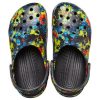 Crocs Klasik Tie Dye Desenli Crocs Plaj Unisex Kot Mavi Sandalet 205453-4SW