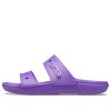 Crocs Klasik Yumuşak Taban Rahat Düz Topuk Spor Terlik Unisex Mor 206761-518
