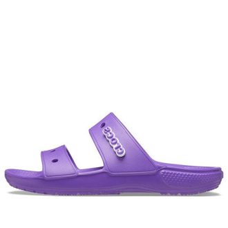 Crocs Klasik Yumuşak Taban Rahat Düz Topuk Spor Terlik Unisex Mor 206761-518