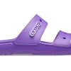 Crocs Klasik Yumuşak Taban Rahat Düz Topuk Spor Terlik Unisex Mor 206761-518