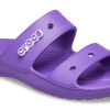Crocs Klasik Yumuşak Taban Rahat Düz Topuk Spor Terlik Unisex Mor 206761-518