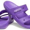 Crocs Klasik Yumuşak Taban Rahat Düz Topuk Spor Terlik Unisex Mor 206761-518