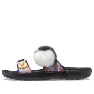 Crocs Klasik Yumuşak Taban Rahat Düz Topuk Spor Terlik Unisex Siyah 207403-001