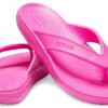 Crocs Klasik Yumuşak Tabanlı Rahat Parmak Arası Terlik Unisex Pembe 206119-6QQ