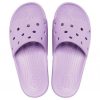 Crocs Klasik Yumuşak Tabanlı Rahat Spor Terlikleri Unisex Mor 206121-5PR