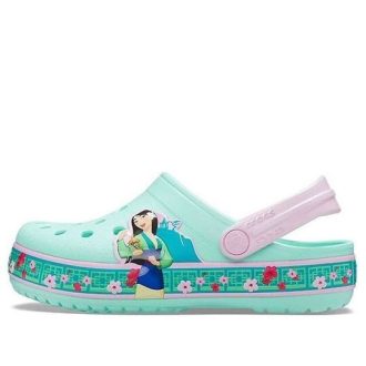 Crocs Komik Desenli Küçük Crocs Outdoor Spor Büyük Erkek Çocuk Nane Yeşili Sandaletler 206155-3P7