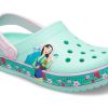 Crocs Komik Desenli Küçük Crocs Outdoor Spor Büyük Erkek Çocuk Nane Yeşili Sandaletler 206155-3P7