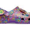 Crocs Lisa Frank x Classic Clog “Neon Mor Çoklu Kalpler” 207736-573
