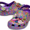 Crocs Lisa Frank x Classic Clog “Neon Mor Çoklu Kalpler” 207736-573