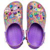 Crocs Lisa Frank x Classic Clog “Neon Mor Çoklu Kalpler” 207736-573