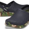 Crocs LiteRide Ayakkabı Baskılı Klasik Sandaletler Unisex Siyah 206491-0C4