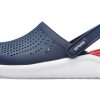 Crocs LiteRide Ayakkabı Plaj Sandaleti Unisex Mavi Kırmızı 204592-4CC