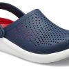 Crocs LiteRide Ayakkabı Plaj Sandaleti Unisex Mavi Kırmızı 204592-4CC