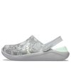 Crocs LiteRide Baskılı Sandaletler Gri Yeşil 206491-3TO