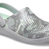 Crocs LiteRide Baskılı Sandaletler Gri Yeşil 206491-3TO