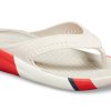 Crocs LiteRide Colorblock Terlikler “Beyaz Kırmızı” 205625-6PL
