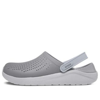 Crocs LiteRide Flash Ayakkabılar Duman Grisi Beyaz Sandaletler 204592-06J