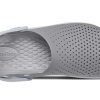 Crocs LiteRide Flash Ayakkabılar Duman Grisi Beyaz Sandaletler 204592-06J