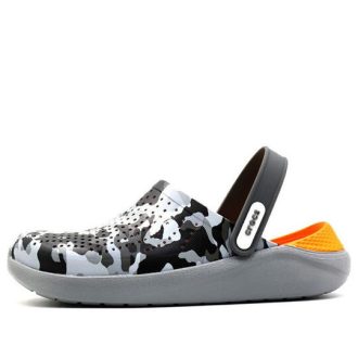 Crocs Literide Graphic Clogs “Gri Siyah” 205359-97A