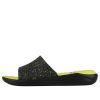 Crocs LiteRide Klasik Spor Terlikleri Unisex Siyah Yeşil 205941-060