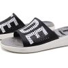 Crocs LiteRide LOGO Unisex Siyah Terlik “Siyah Beyaz” 205562-066