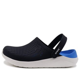 Crocs LiteRide Outdoor Düz Topuklu Spor Mavi Sandaletler 204592-462