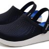 Crocs LiteRide Outdoor Düz Topuklu Spor Mavi Sandaletler 204592-462