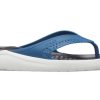 Crocs LiteRide Outdoor Plaj Terlikleri Siyah Mavi 205182-4SB