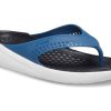 Crocs LiteRide Outdoor Plaj Terlikleri Siyah Mavi 205182-4SB