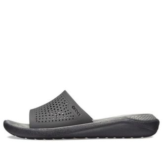 Crocs LiteRide Siyah Gri Sandaletler “Siyah Gri” 205183-0DD