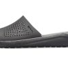 Crocs LiteRide Siyah Gri Sandaletler “Siyah Gri” 205183-0DD