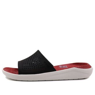 Crocs LiteRide Terlikler “Kırmızı Siyah Beyaz” 205183-066