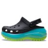 Crocs Mega Crush Clugs “Siyah Çok Renkli” 207988-0C4