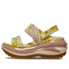 Crocs Mega Crush Retro Çiçekli Sandaletler “Vanilya Mantar” 208966-1LQ
