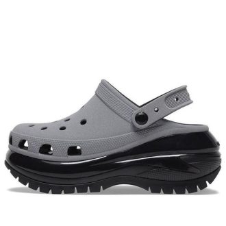Crocs Mega Crush Yansıtıcı Ayakkabı “Gri Siyah” 209172-1LP