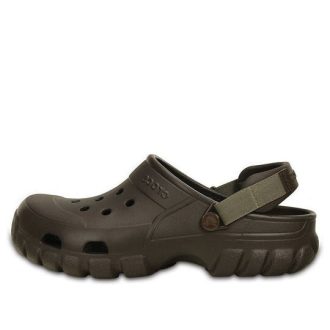 Crocs Minimalist Aşınmaya Dayanıklı Rahat Spor Unisex Kahverengi Sandaletler 202651-23B