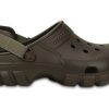 Crocs Minimalist Aşınmaya Dayanıklı Rahat Spor Unisex Kahverengi Sandaletler 202651-23B